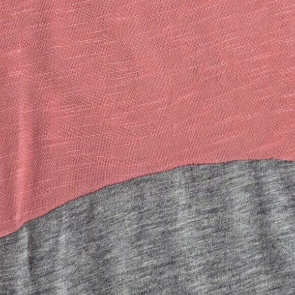 Pink Rose Womens Lace Embroidered Back‎ Sleeveless Top MED Gray Pink Colorblock - Picture 4 of 10